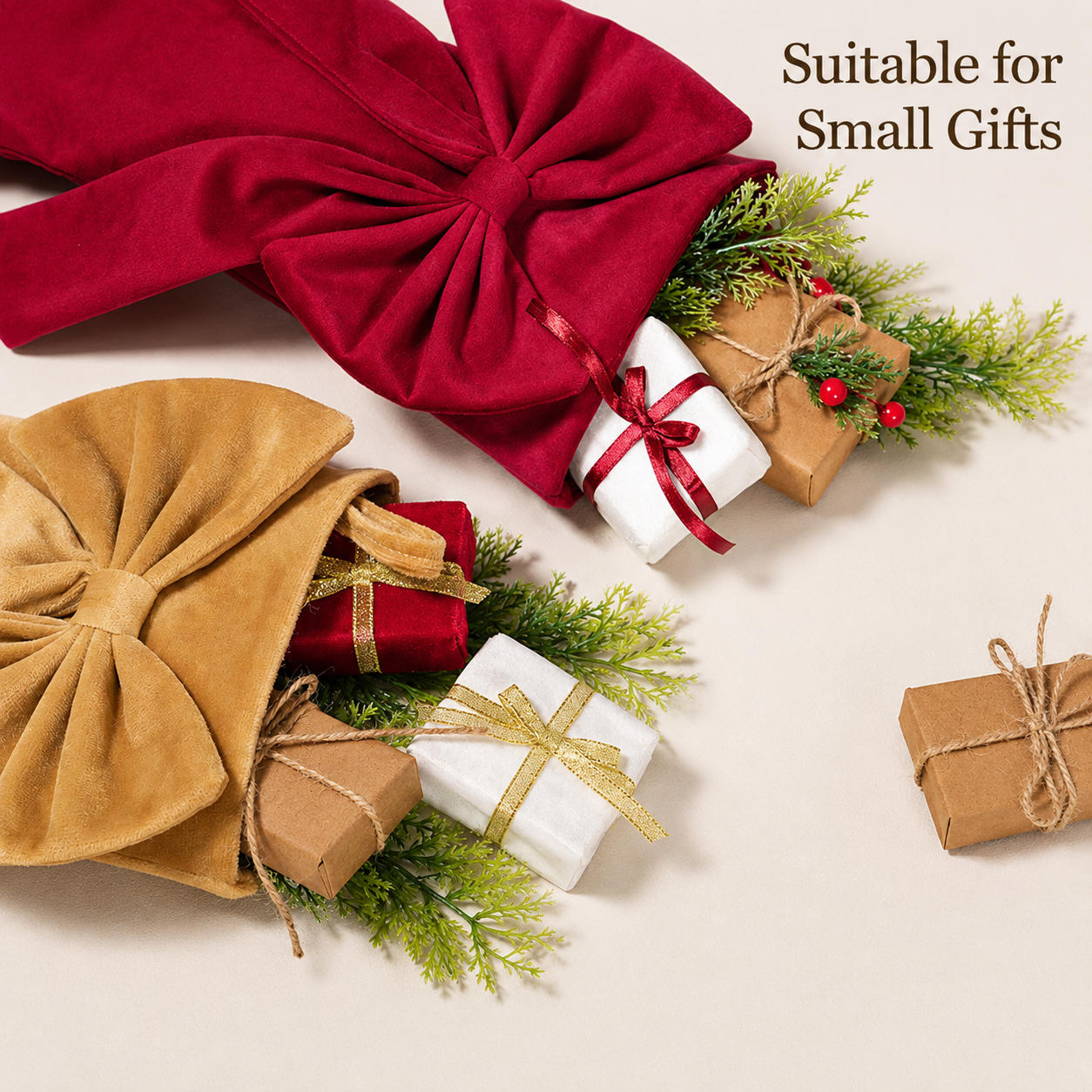 Red Velvet Christmas Stocking 18 Inch