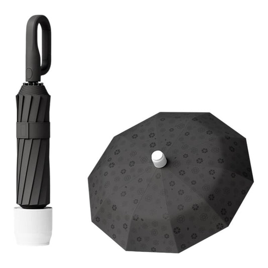 Automatic Foldable Umbrella 105cm - Black