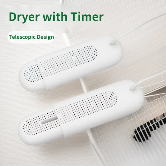 USB Telescopic Shoe Dryer with Timer