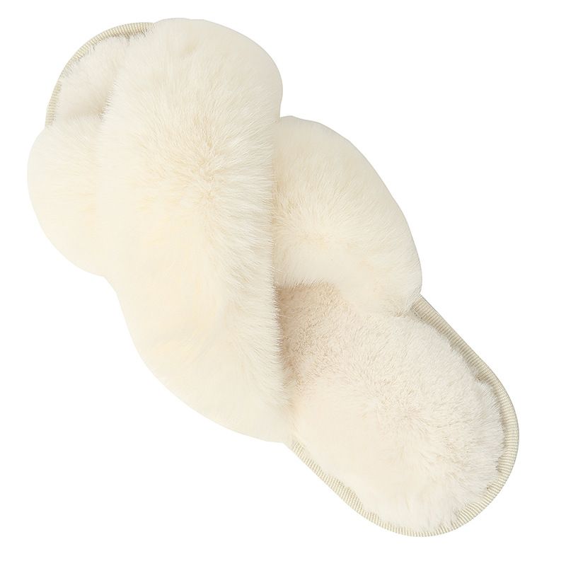 Women's Plush Slippers & Socks Set - L