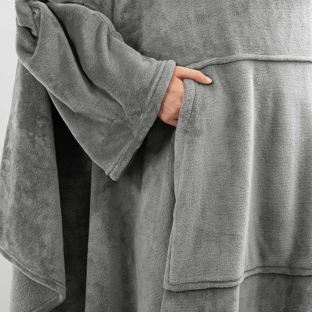 Wearable Wrap Blanket 180 x 120cm - Dark Grey