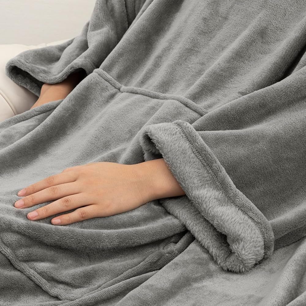 Wearable Wrap Blanket 180 x 120cm - Pink