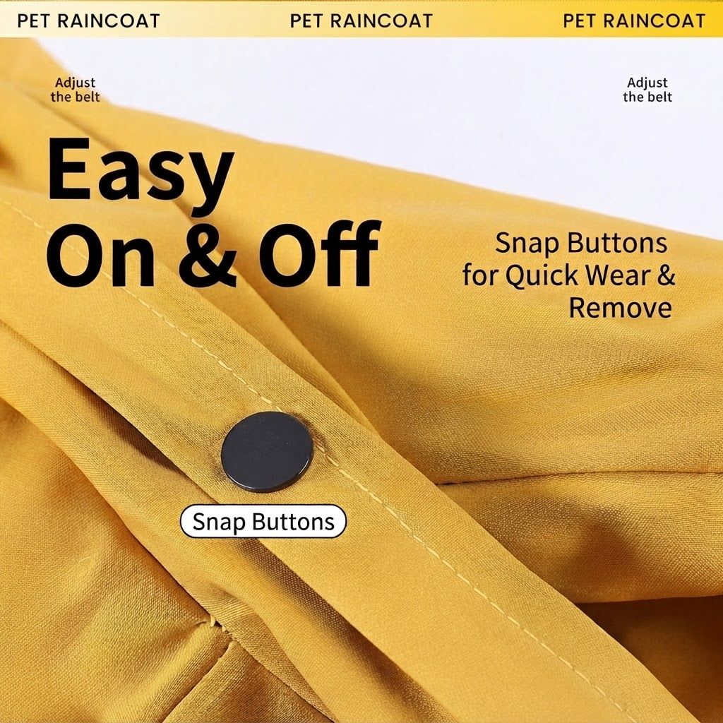 Dog Raincoat - Blue XXL
