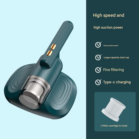 Green Cordless Handheld Mite Removal Vacuum