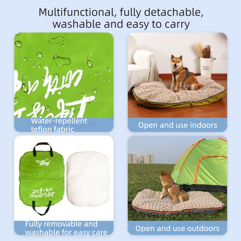 3-Piece Dog Winter Travel Set - Yellow M