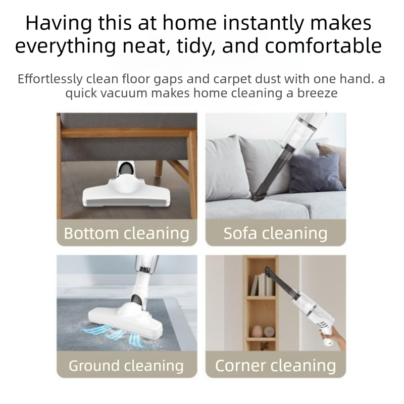 UV Mattress Vacuum & Cordless Stick Vacuum Set - Gold