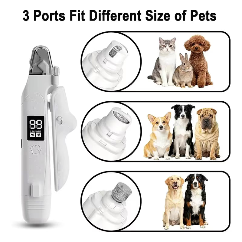 Rechargeable Pet Nail Clipper & Grinder