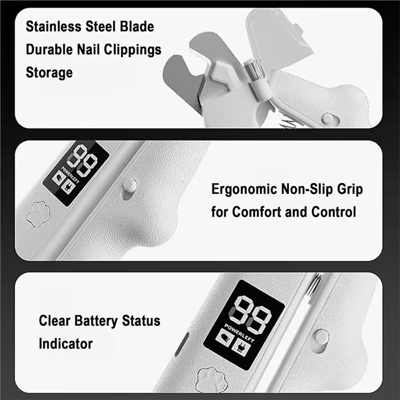Rechargeable Pet Nail Clipper & Grinder