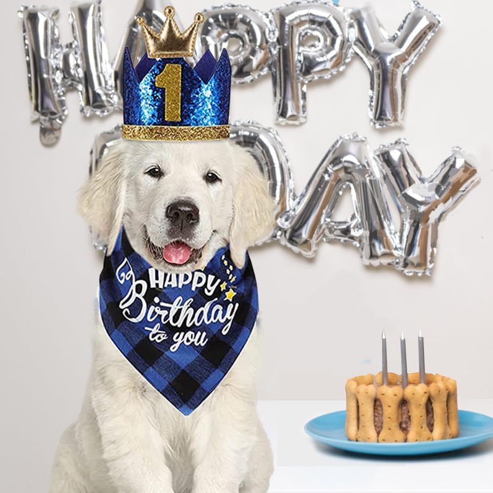 Blue Dog Birthday Party Banner Kit