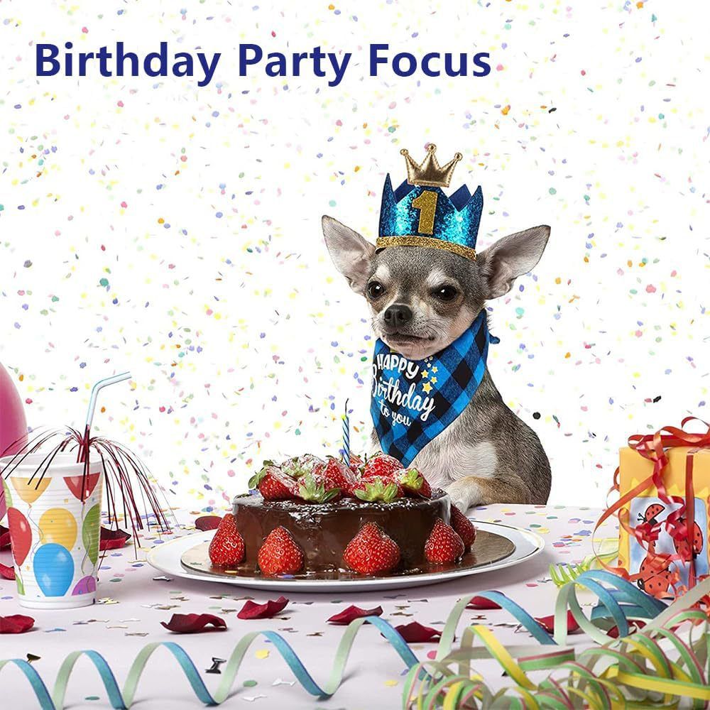 Blue Dog Birthday Party Banner Kit