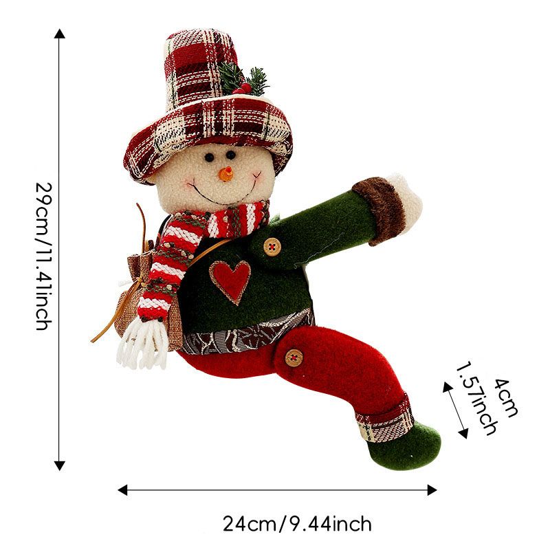 Christmas Santa Curtain Tiebacks - Set of 2