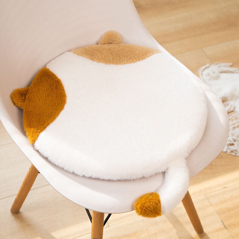 Brown Tabby Round Cat Seat Cushion 40cm