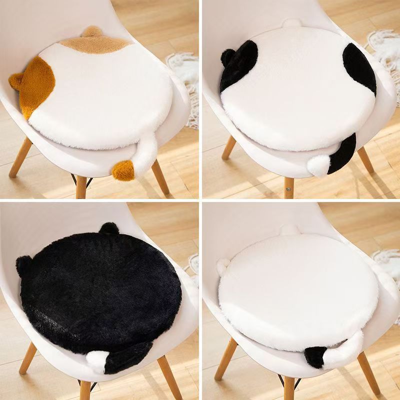 Brown Tabby Round Cat Seat Cushion 40cm