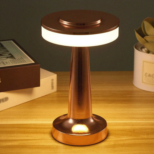 Rechargeable UFO Touch Table Lamp - Bronze