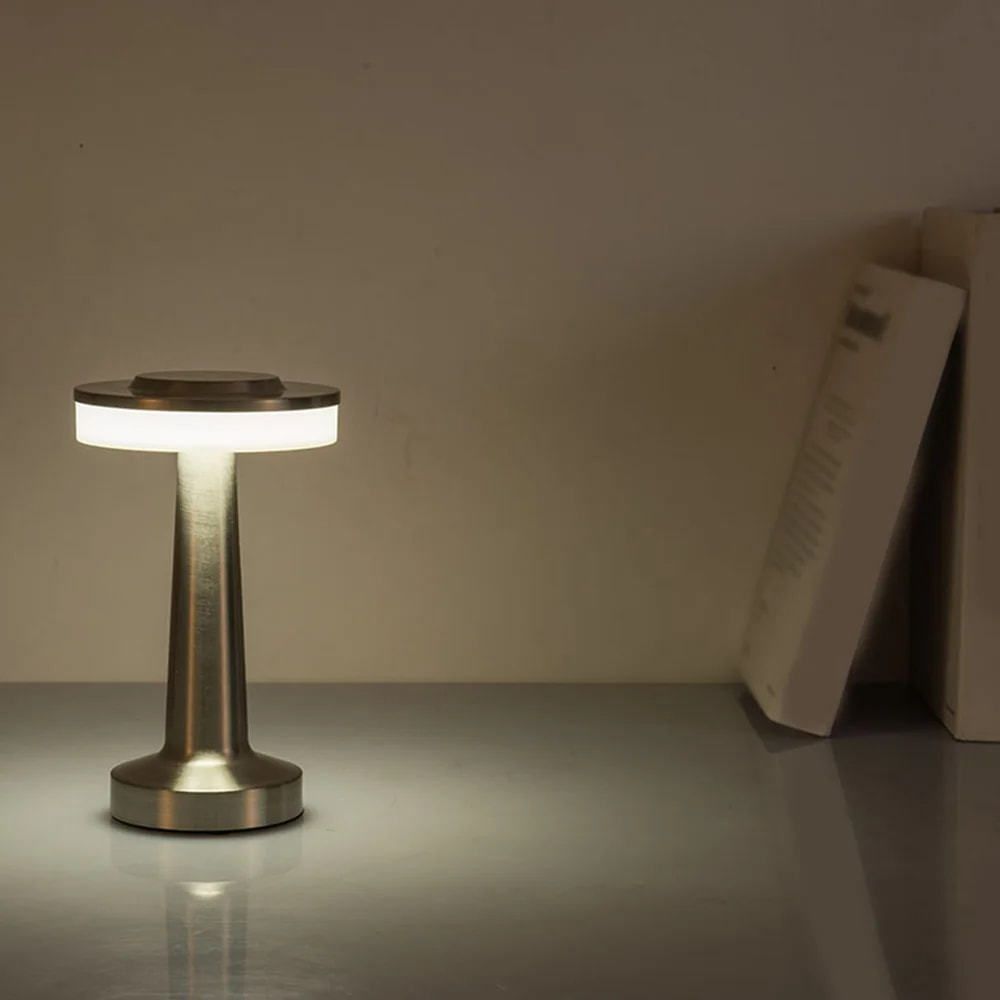 Rechargeable UFO Touch Table Lamp - Bronze