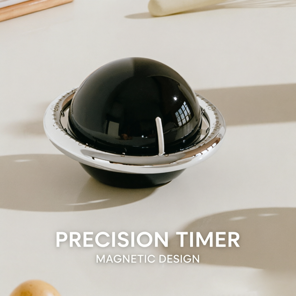 Rotating Laptop Stand & Timer Set - Silver