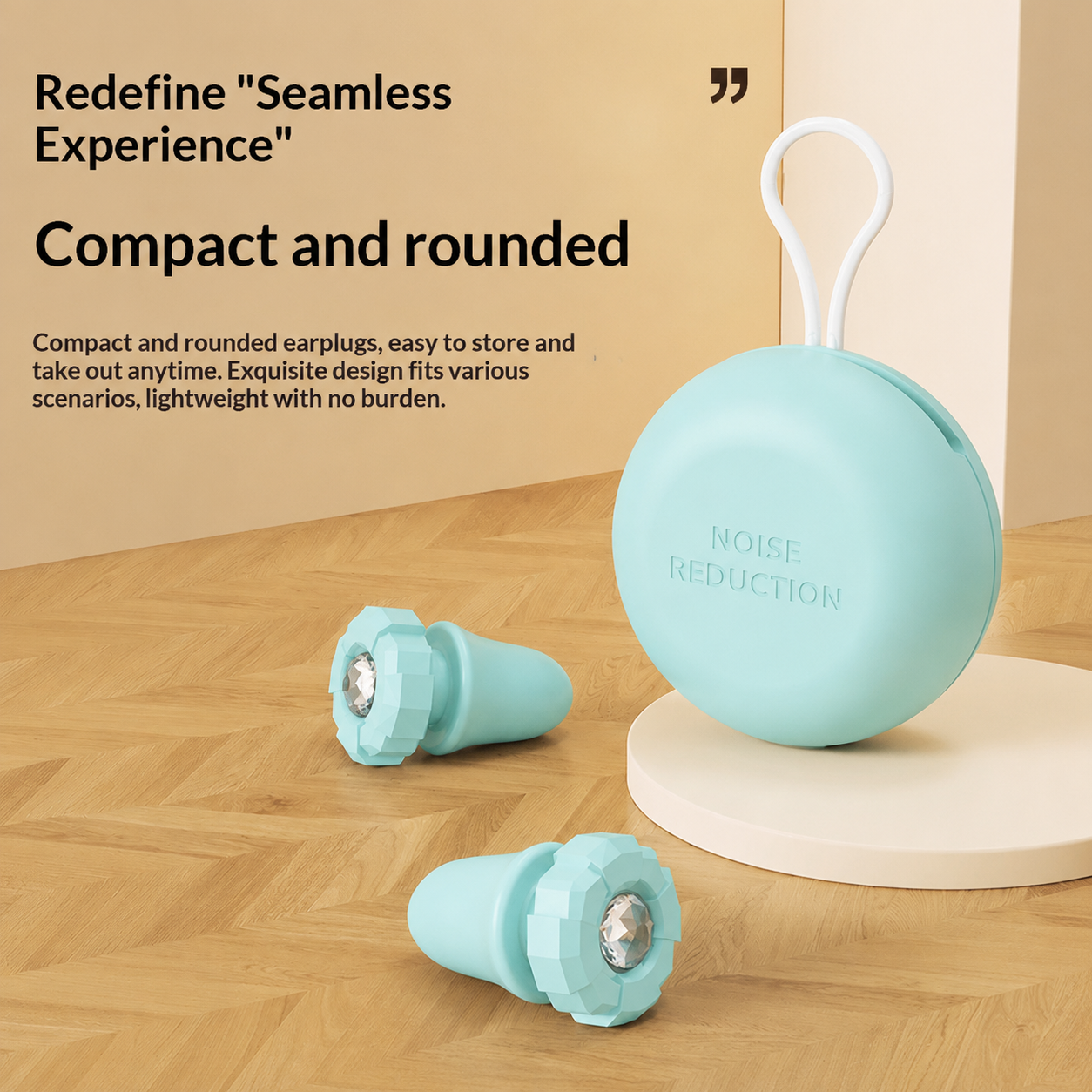 Silicone Noise Reduction Earplugs - Green