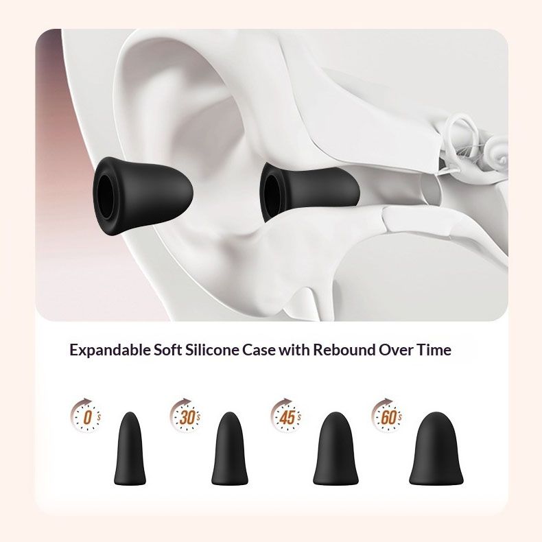 Silicone Noise Reduction Earplugs - Green