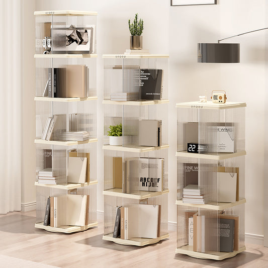 Cream White Multi-Layer Storage Rack, 36x36x69.5cm