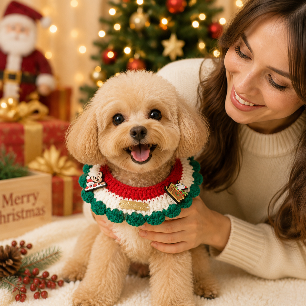 Christmas Pet Collar - Christmas Characters