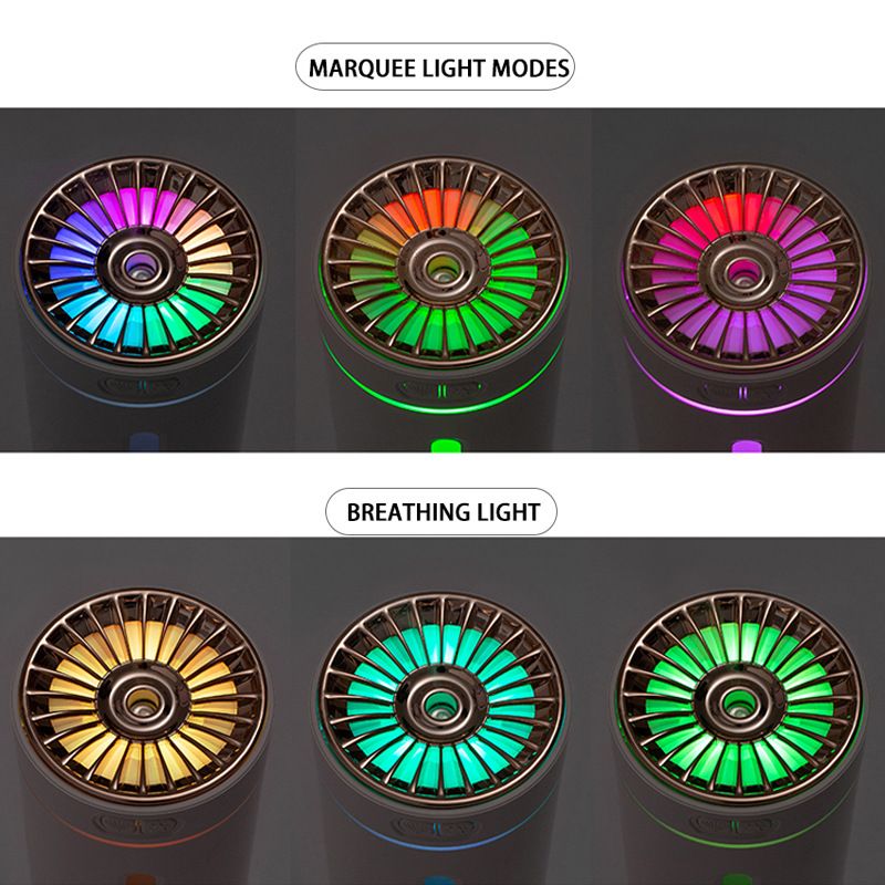 USB Car Aroma Diffuser Humidifier - White