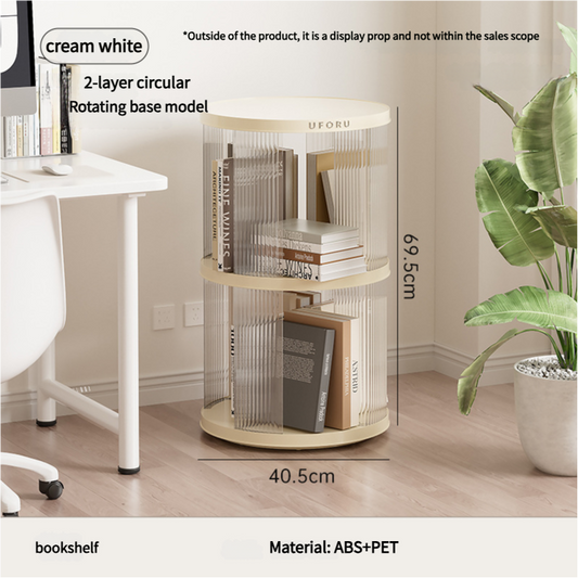 Cream White Multi-Layer Storage Rack, 40.5x40.5x69.5cm