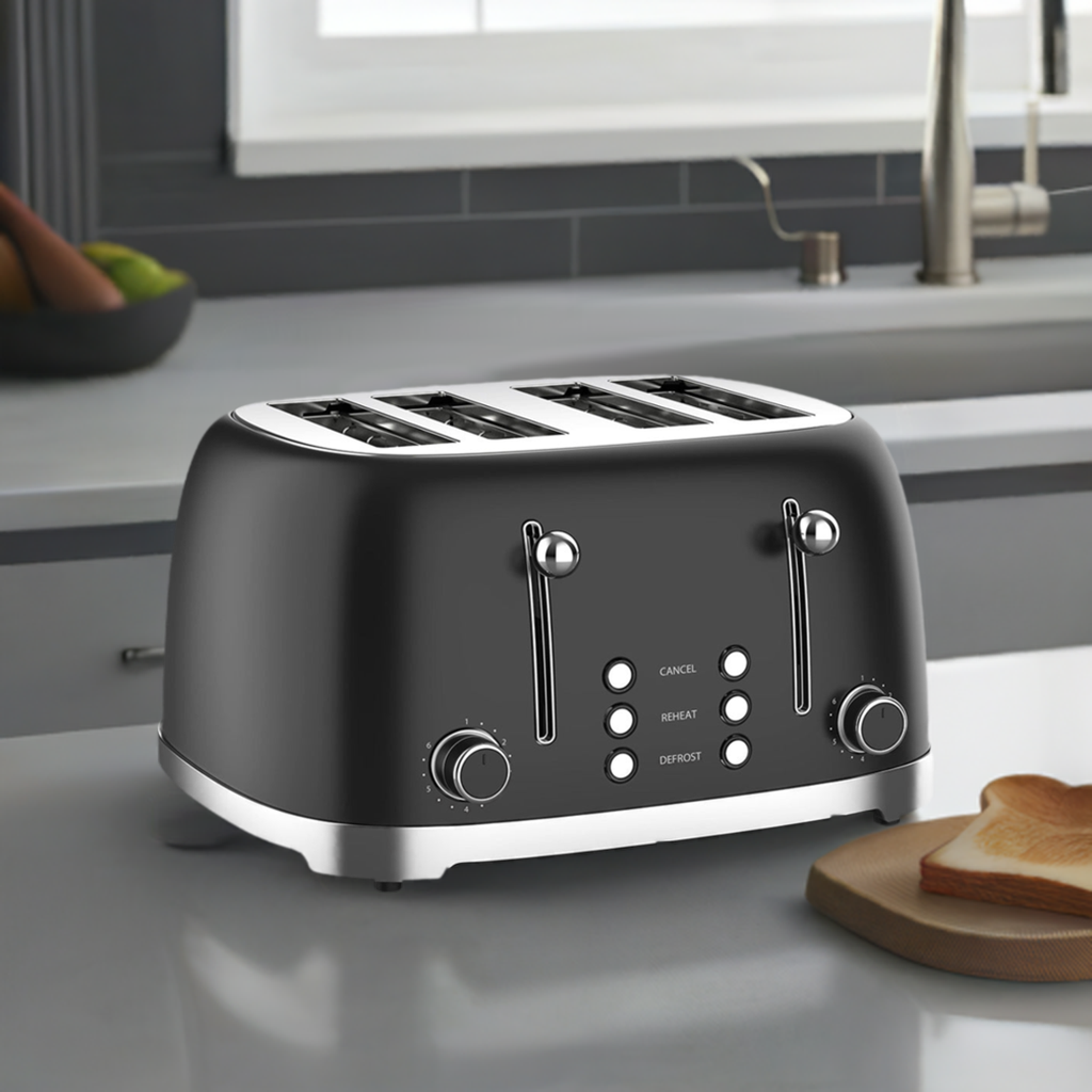 Bonzachef 4-Slice Ceramic Popup Toaster