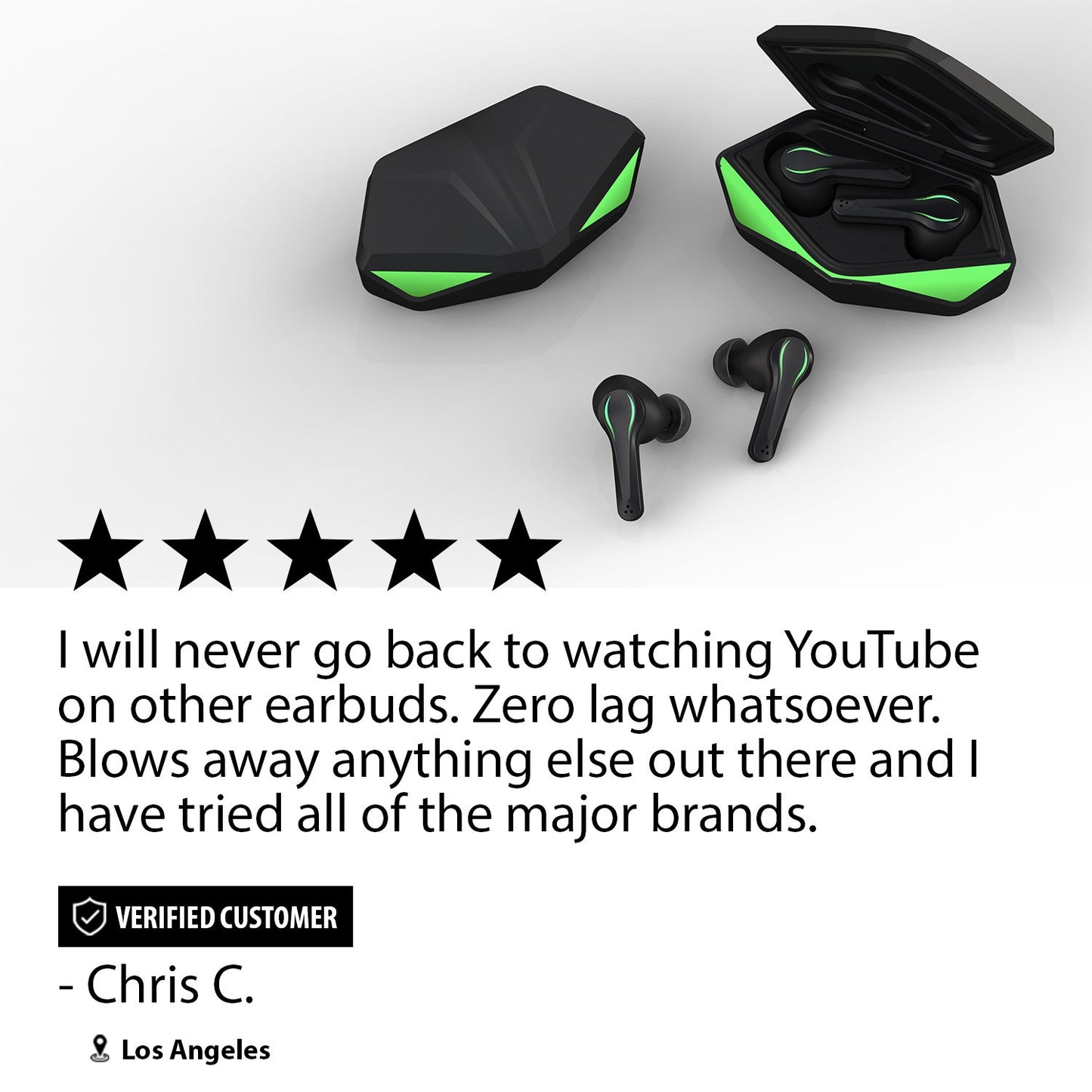 Nuraboost Edge Bluetooth Gaming Earbuds