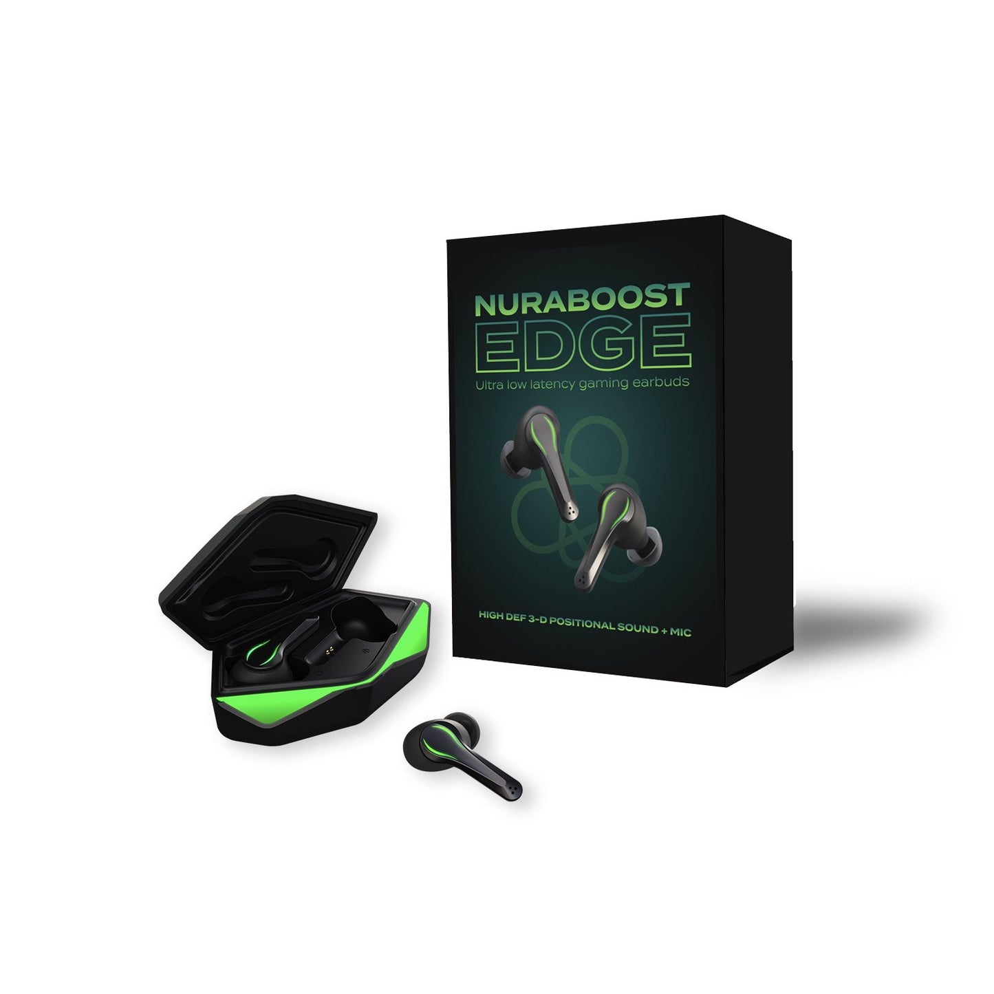 Nuraboost Edge Bluetooth Gaming Earbuds
