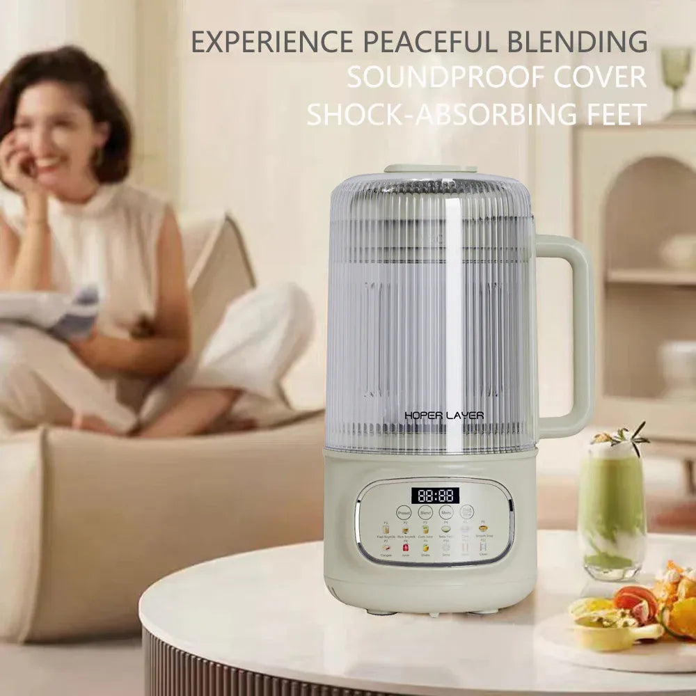 Hoper Layer 8-in-1 Quiet Cooking Blender