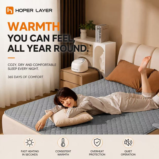 Hoper Layer Water Heated Mattress Pad