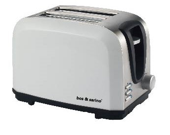 BOS & SARINO 2-Slice Toaster - White