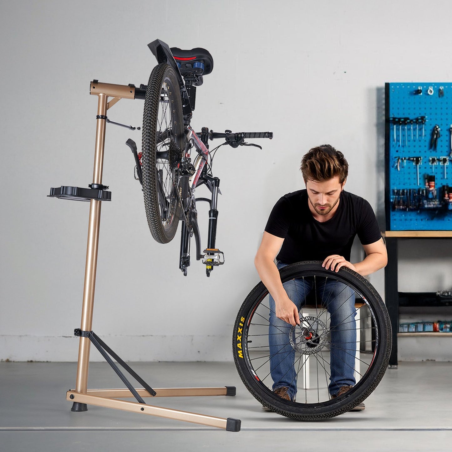 Heavy-Duty Bike Repair Stand