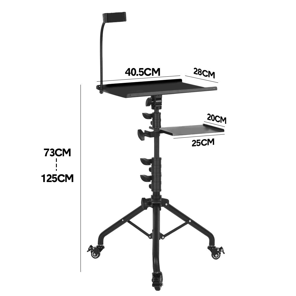 Mobile Laptop & Projector Stand 82-170cm