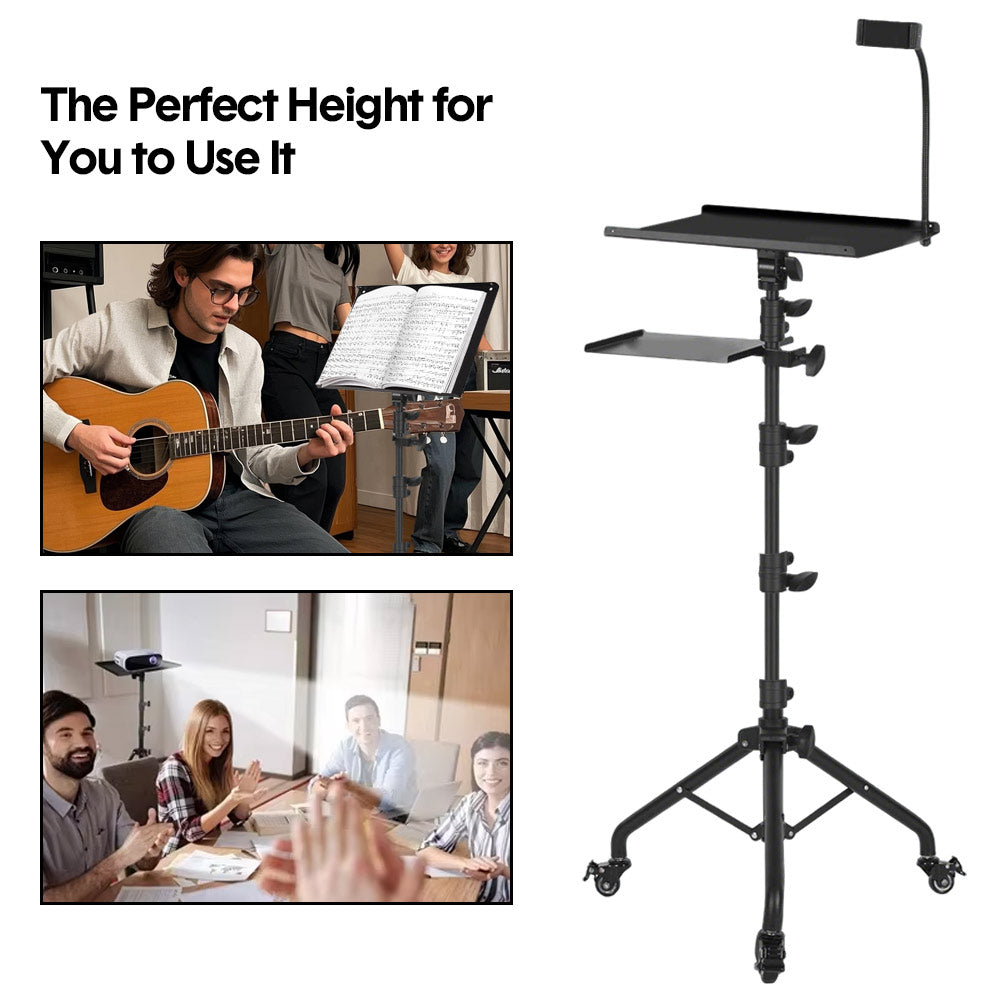 Mobile Laptop & Projector Stand 82-170cm