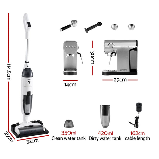Devanti Cordless Wet & Dry Vacuum Mop