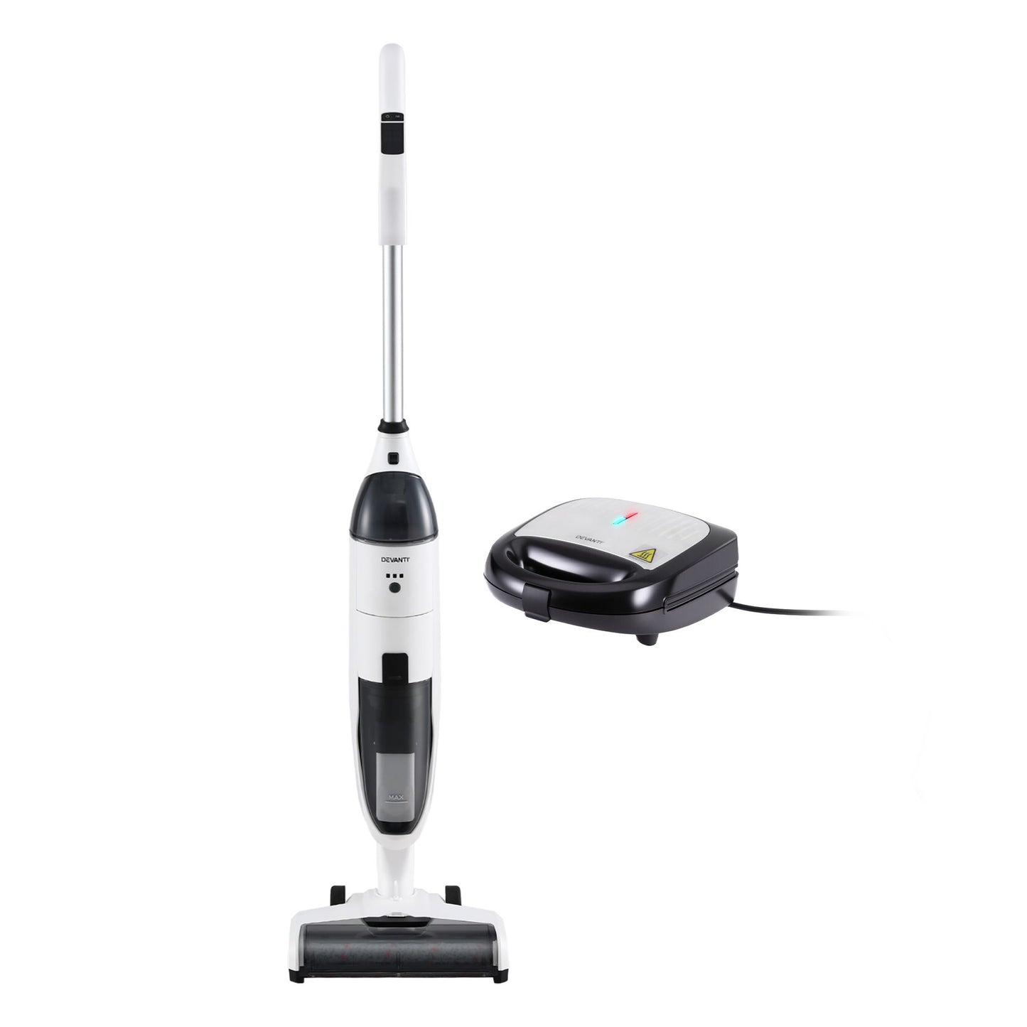 Devanti Wet & Dry Vacuum Mop + Waffle Maker