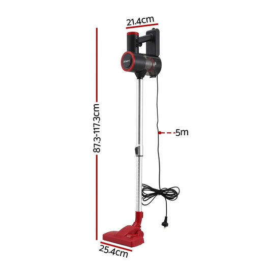 Devanti 3-in-1 Corded Stick Vacuum - Red