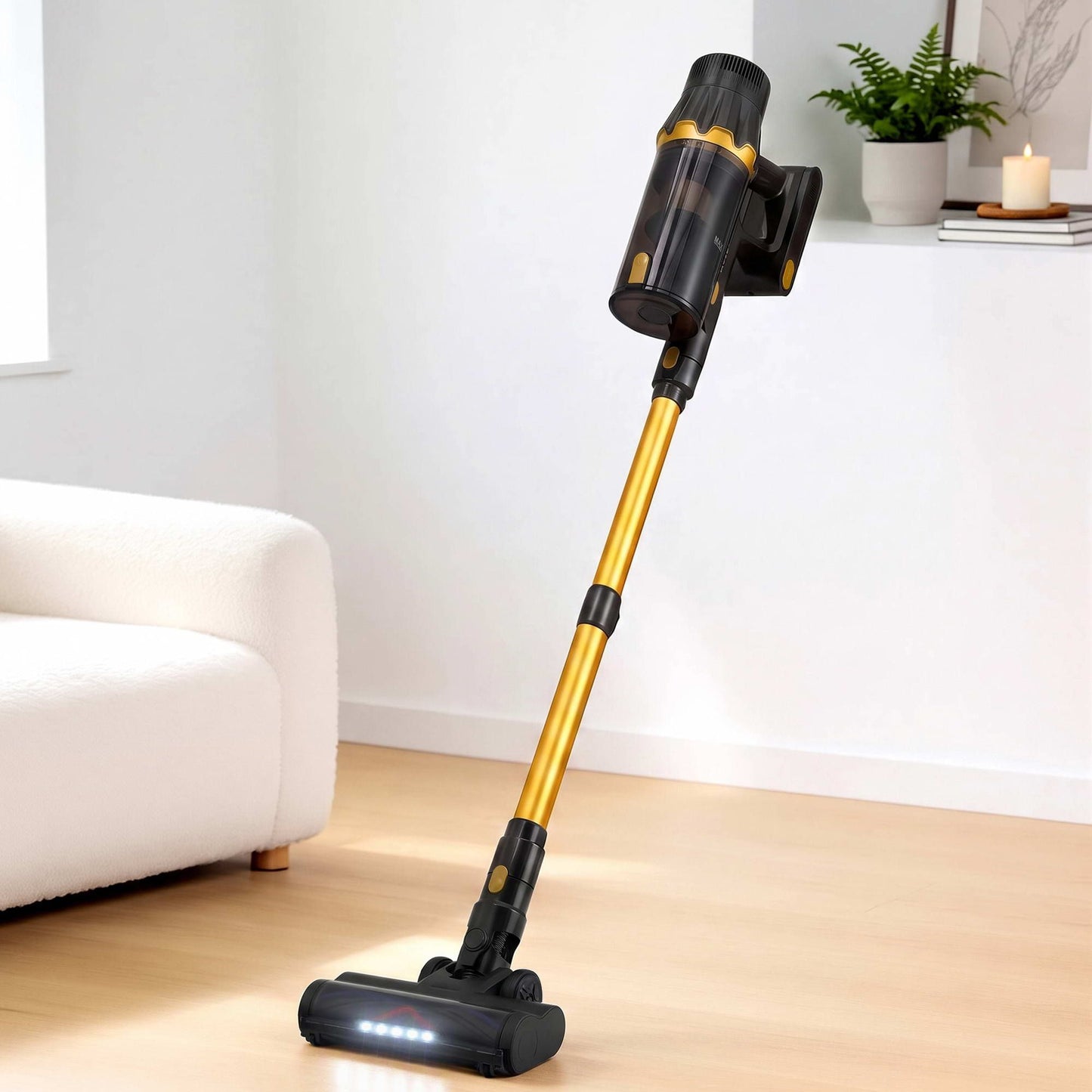 Devanti 30,000Pa Cordless Stick Vacuum - Gold