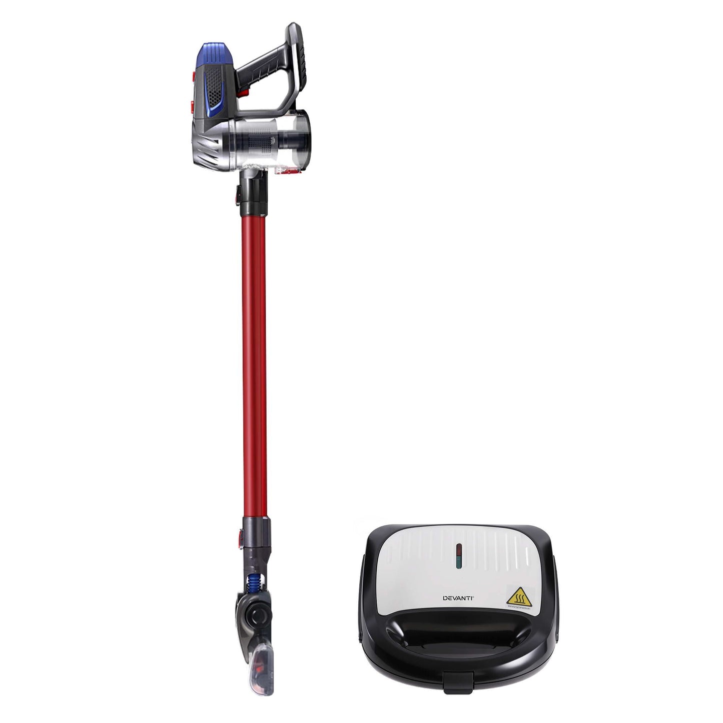 Devanti K7 Cordless Vacuum + Sandwich Maker