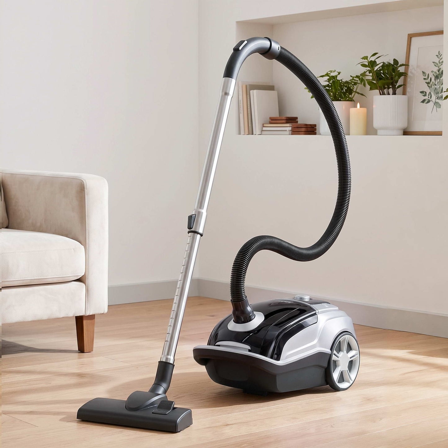 Devanti Bagged Vacuum Cleaner - Black