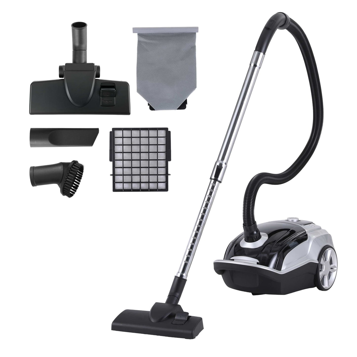 Devanti Bagged Vacuum Cleaner - Black