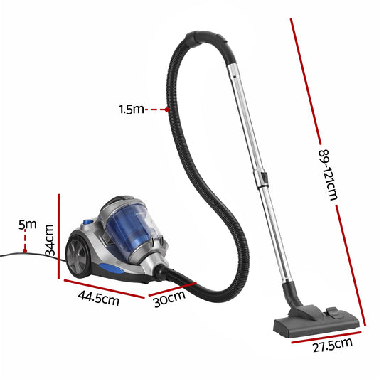 Devanti Bagless Canister Vacuum - 2000W