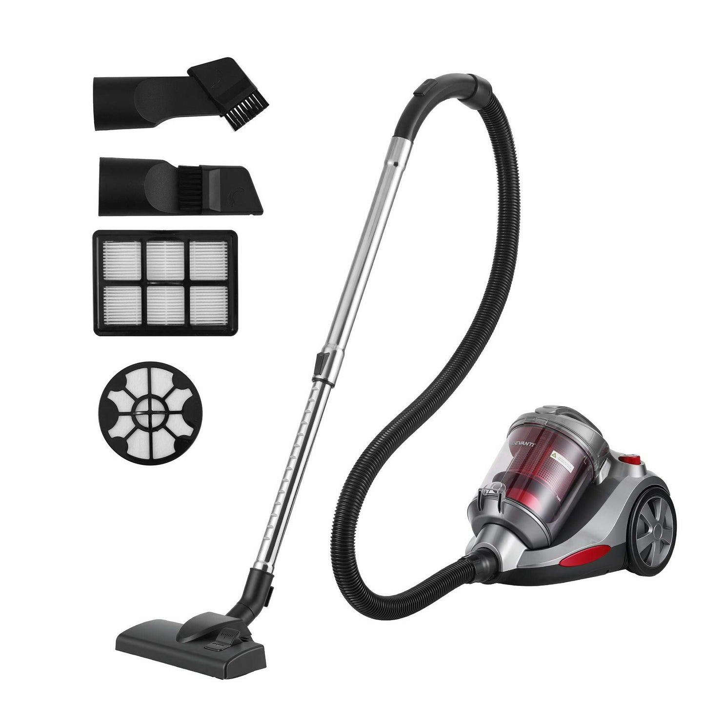 Devanti Bagless Canister Vacuum - 2000W