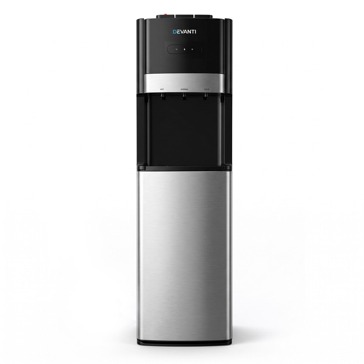 Devanti Bottom Loading Hot & Cold Water Cooler Black/Silver