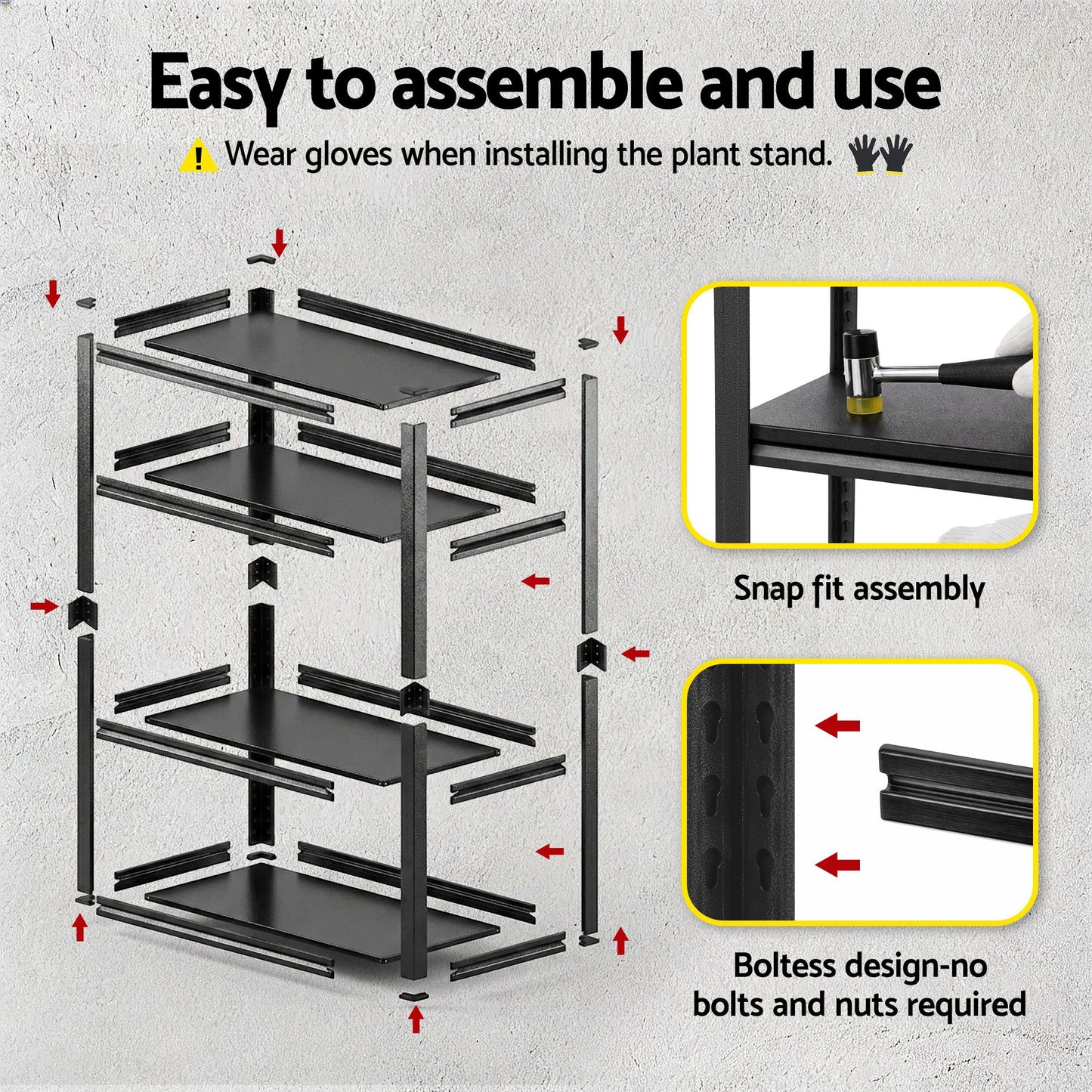 Giantz Steel Garage Shelving Unit 1.8 x 1.8m