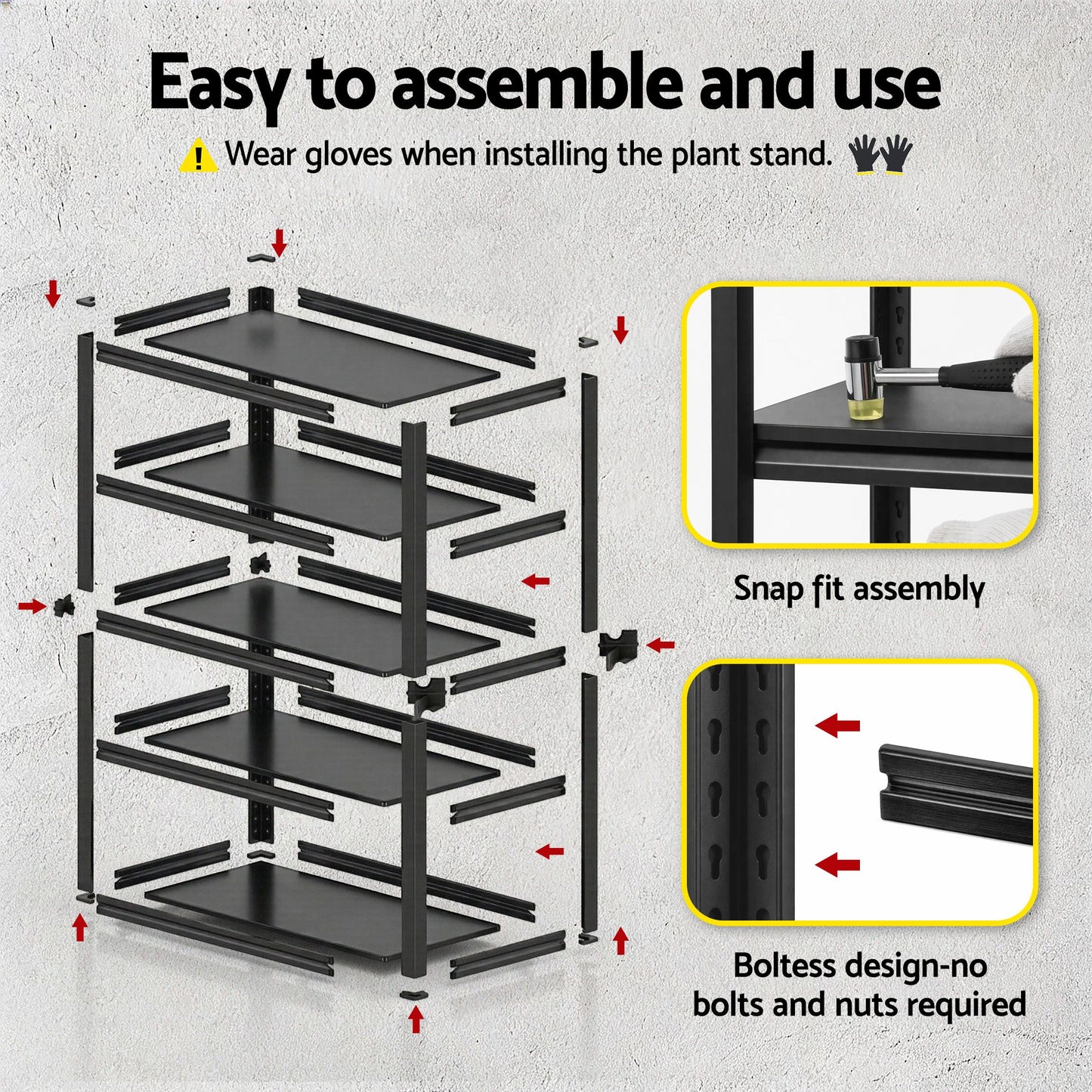Giantz Steel Garage Shelving Unit 2.4 x 1.8m