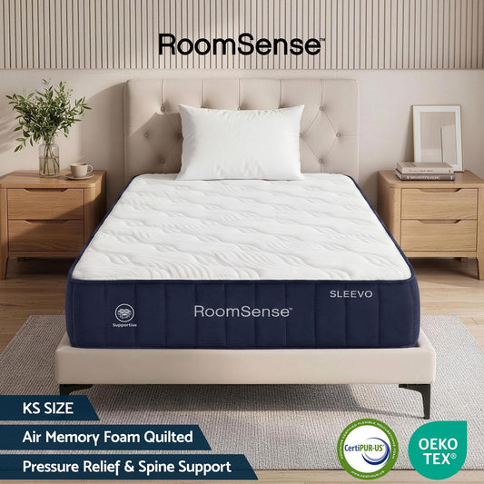 RoomSense King Single 26cm Firm Pocket Spring Hybrid Mattress