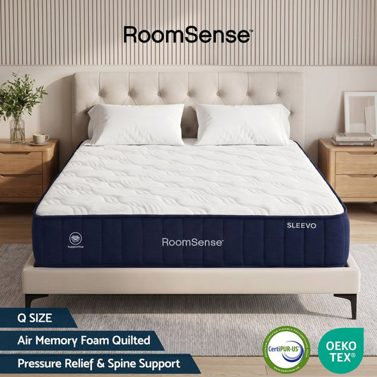 RoomSense Queen 26cm Firm Pocket Spring Hybrid Mattress