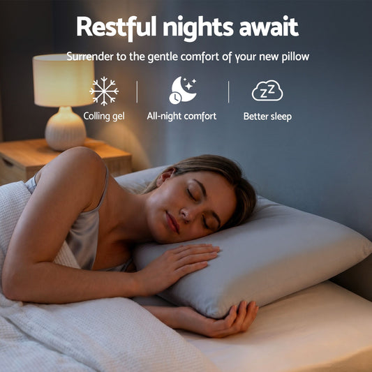 RoomSense Memory Foam Pillow - 2 Pack